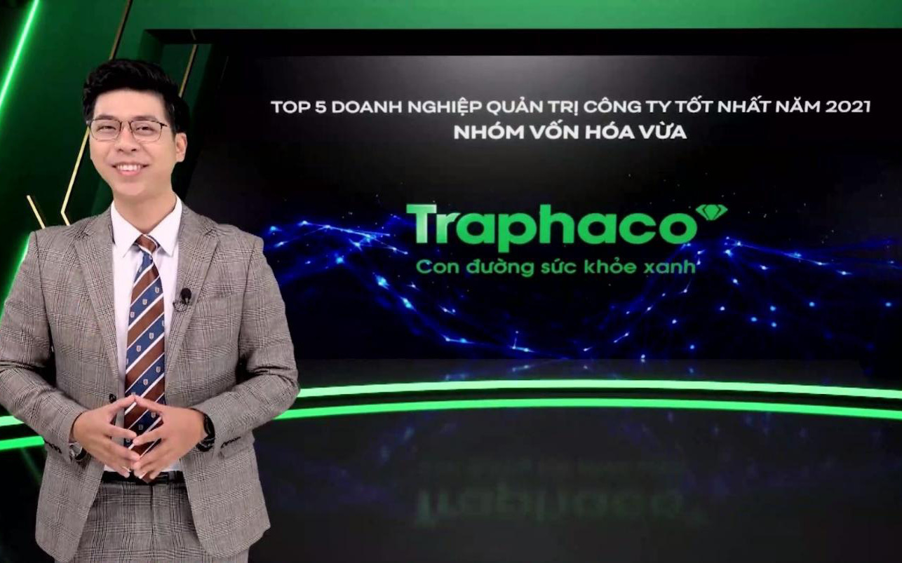 Traphaco được vinh danh công ty quản trị tốt, kinh doanh hiệu quả cao