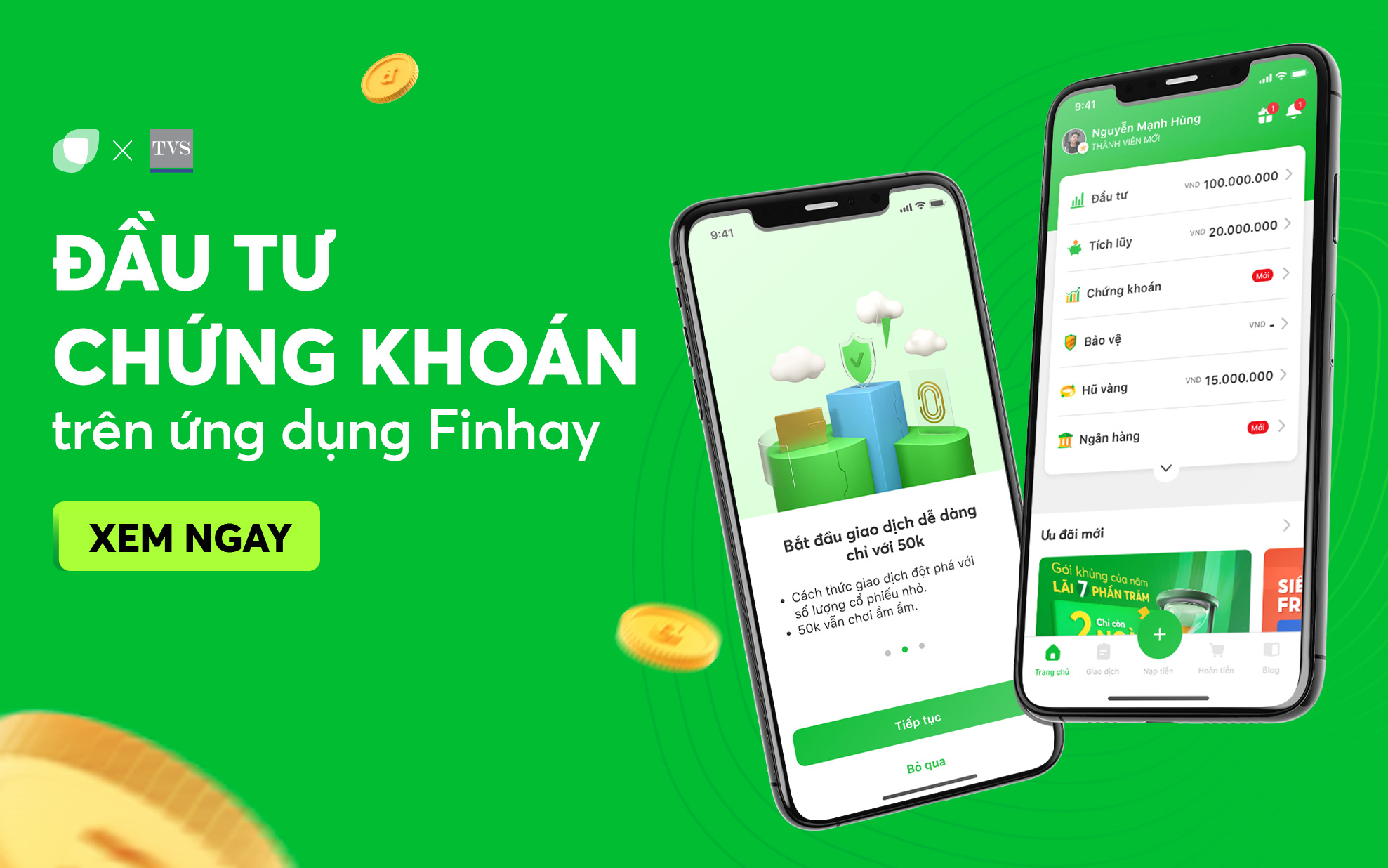 Finhay ra mắt sản phẩm mới đầu tư chứng khoán