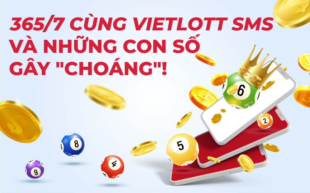 365/7 cùng Vietlott SMS và những con số gây choáng