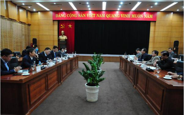 Bộ trưởng Nguyễn Hồng Diên làm việc với Đoàn làm việc tỉnh Kon Tum
