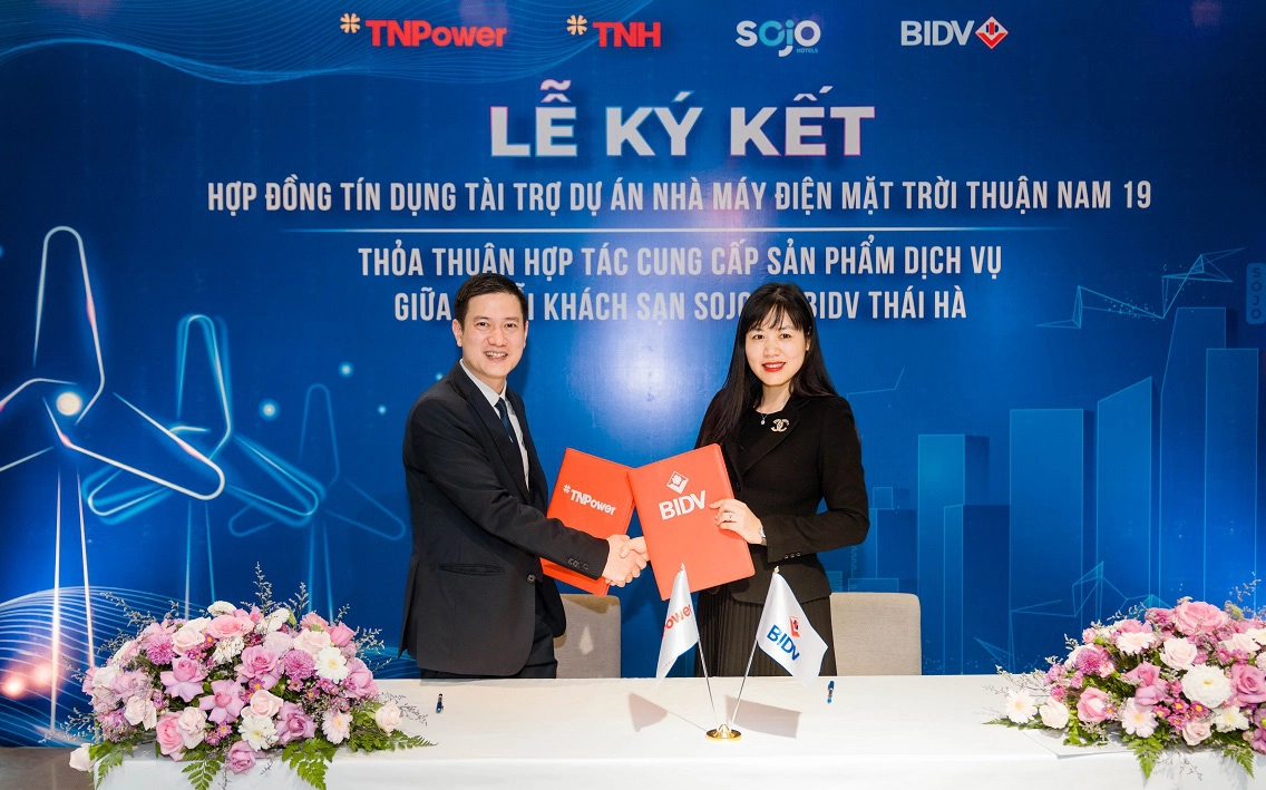 TNPOWER, TNH Hotels & Resorts và BIDV ký ghi nhớ tài trợ tín dụng