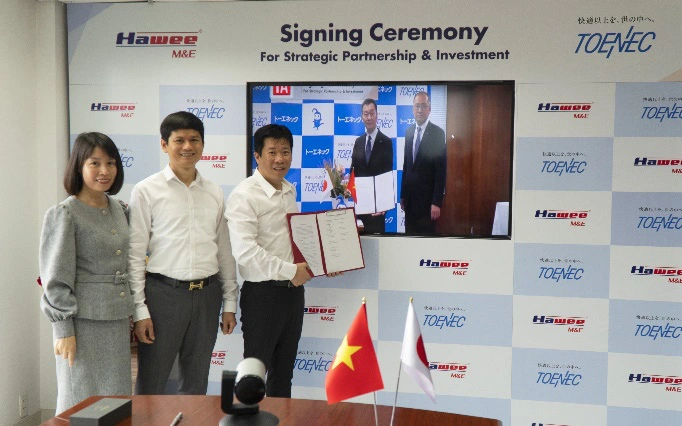 Hawee M&E và TOENEC Nhật Bản ký kết hợp tác chiến lược và đầu tư