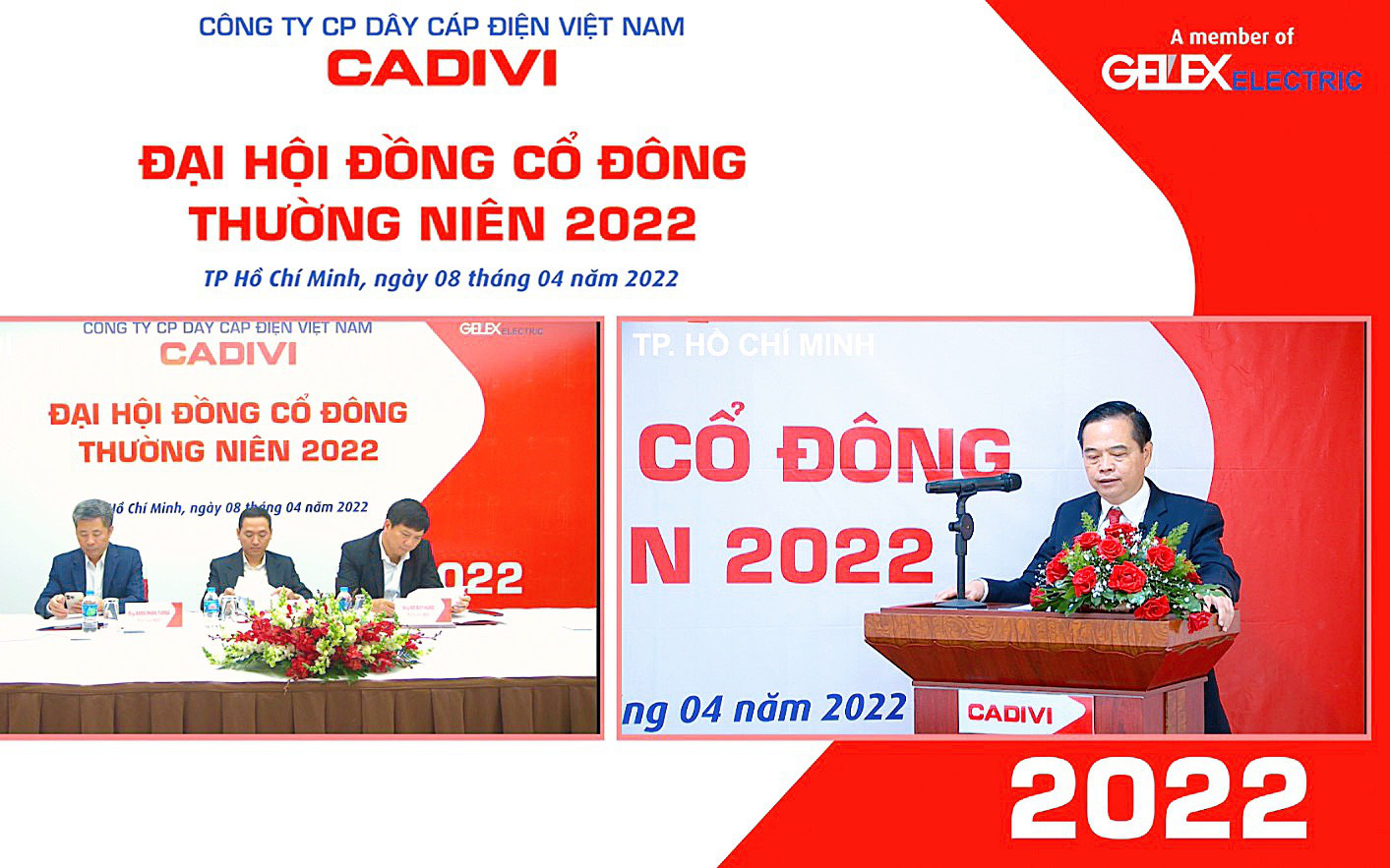 CADIVI tổ chức thành công Đại hội đồng cổ đông thường niên năm 2022