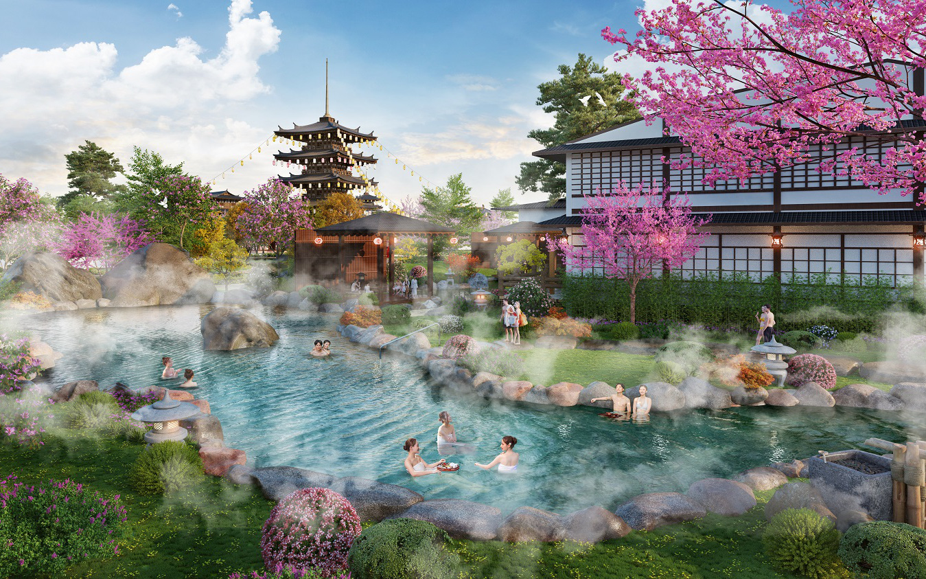 Sun Group tiên phong mang văn hóa tắm onsen tới xứ Thanh