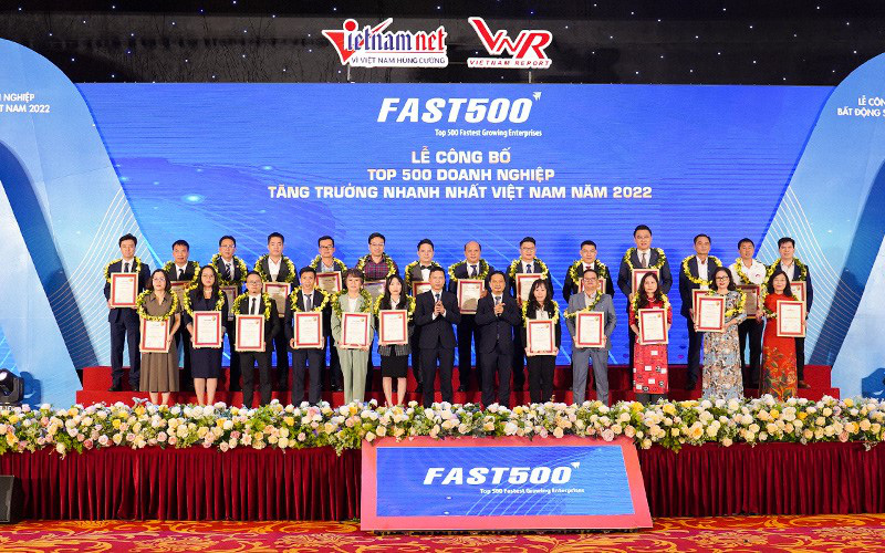 Liên tục tăng trưởng, Tập đoàn BĐS Thắng Lợi đứng hạng 4 trong FAST500 2022