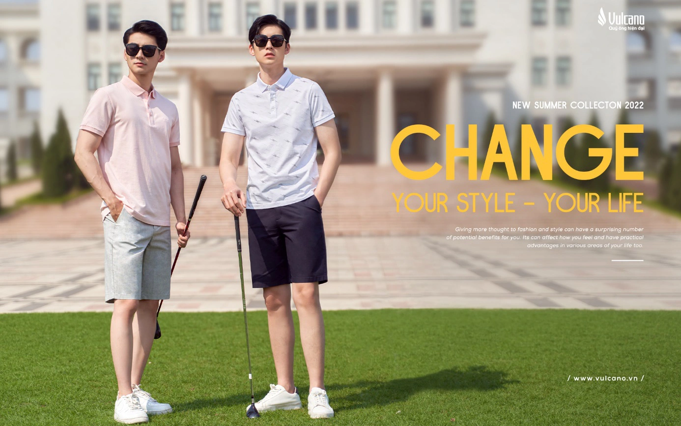 Vulcano định hình phong cách thời trang nam giới trong BST Summer Collection 2022