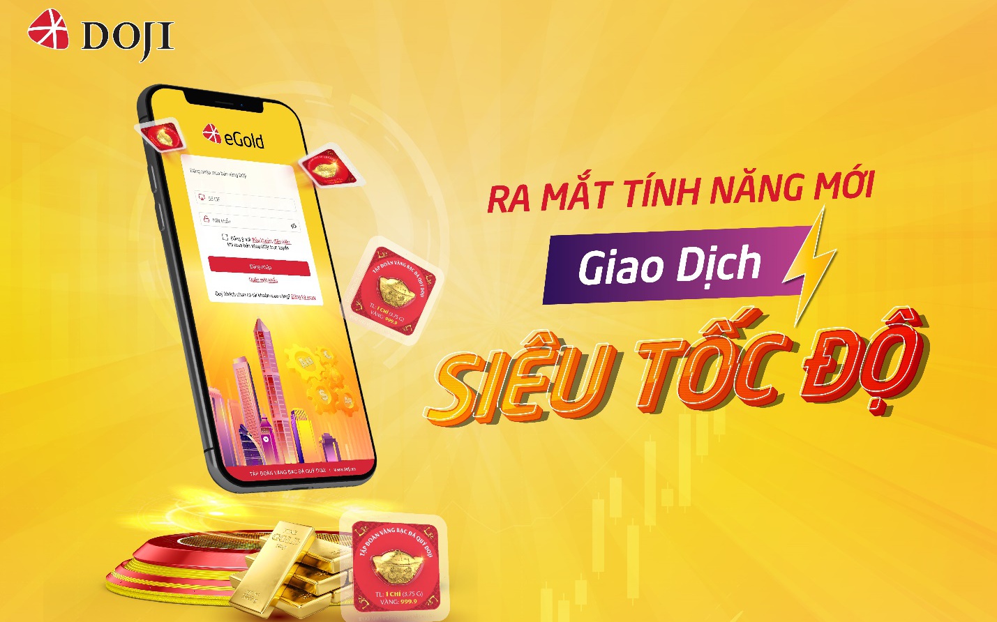 Hệ thống mua bán vàng vật chất trực tuyến eGold ra mắt tính năng mới