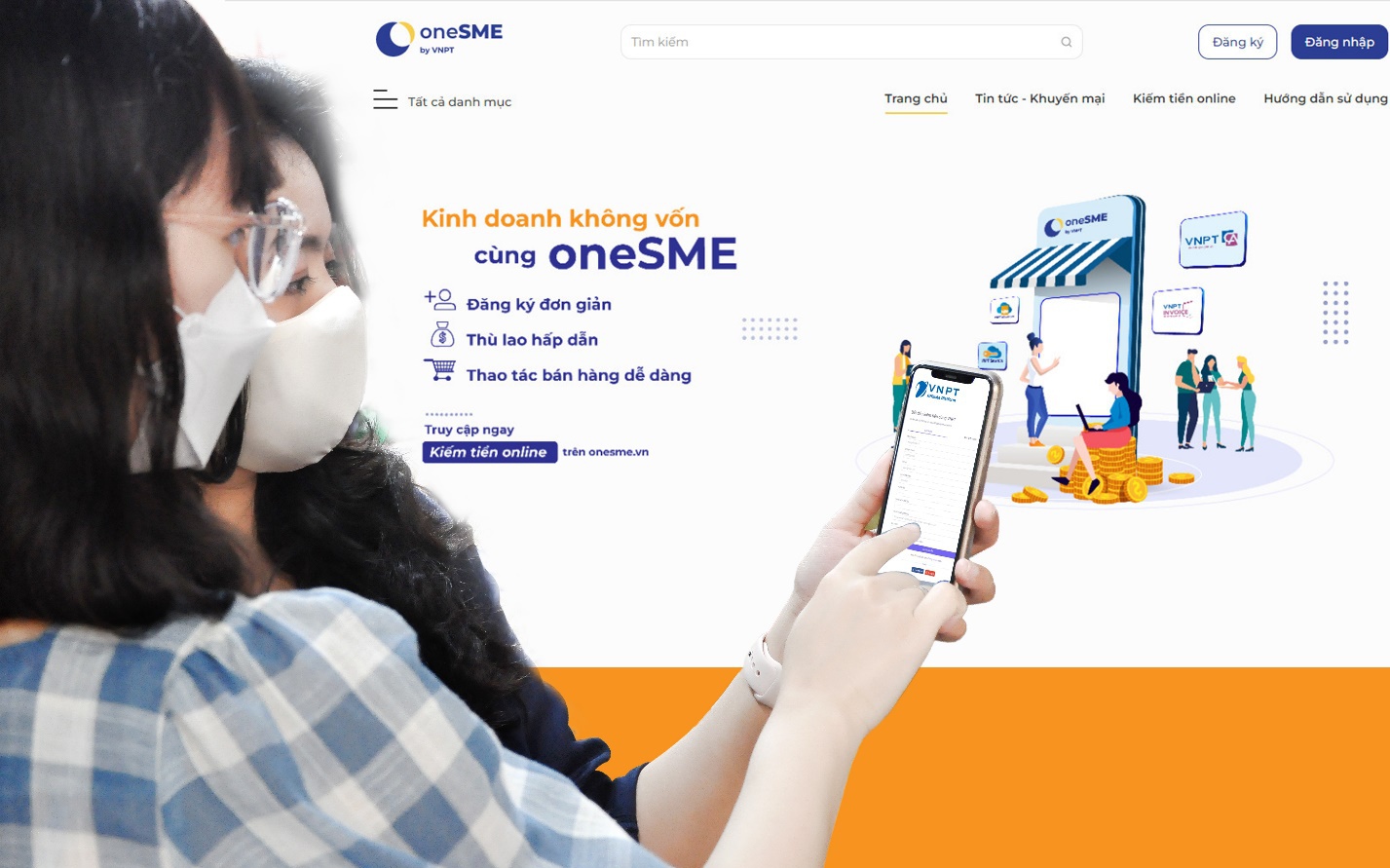 Thêm một cách kinh doanh online không cần vốn cùng oneSME của VNPT