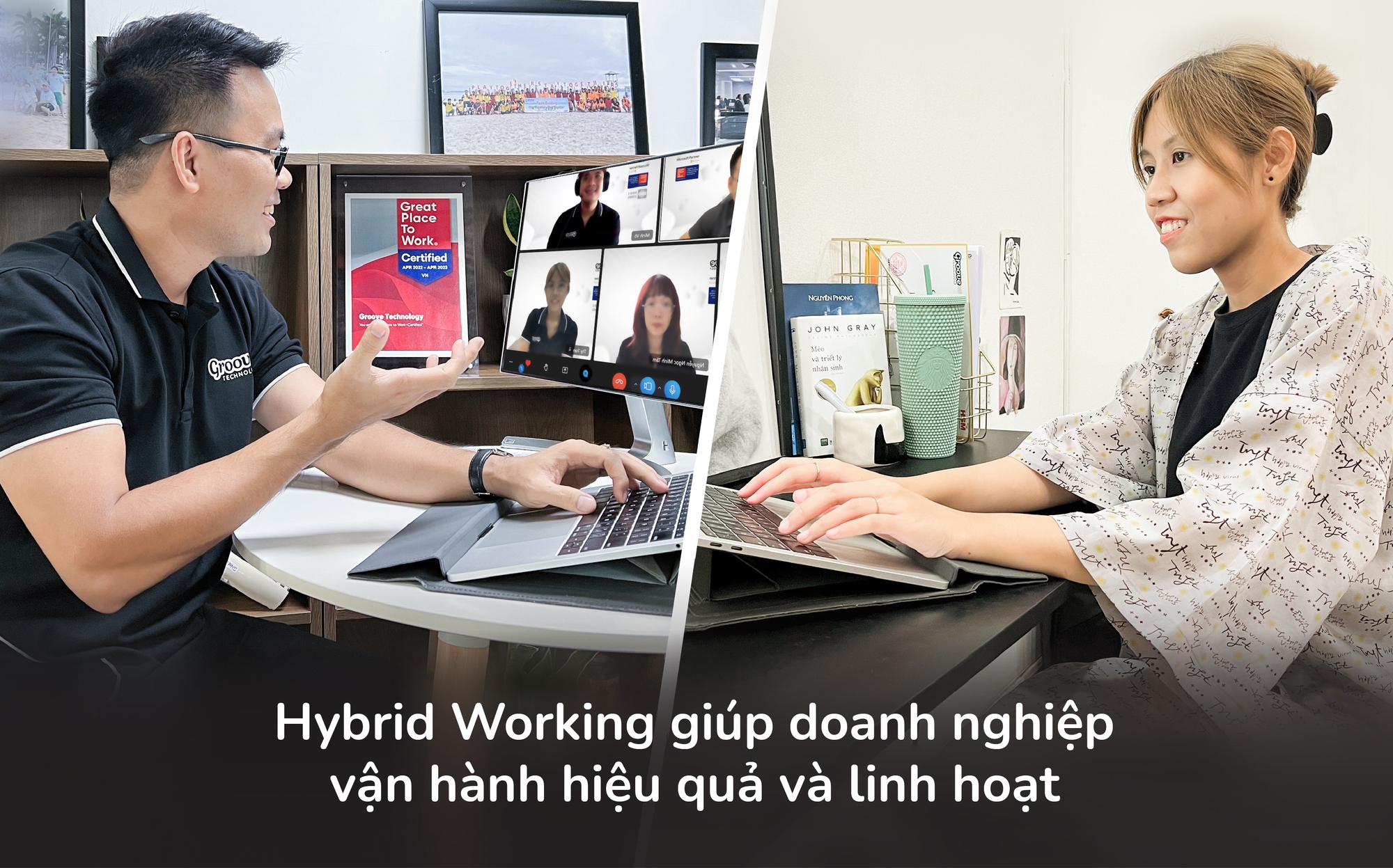 Hybrid working - đón đầu mô hình làm việc của tương lai
