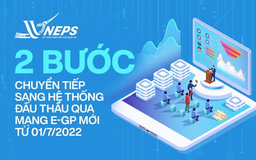 2 bước chuyển tiếp sang Hệ thống đấu thầu qua mạng e-GP mới từ 01/7/2022