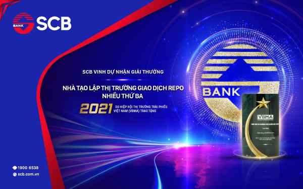 SCB đạt giải thưởng Nhà tạo lập thị trường của VBMA năm 2021