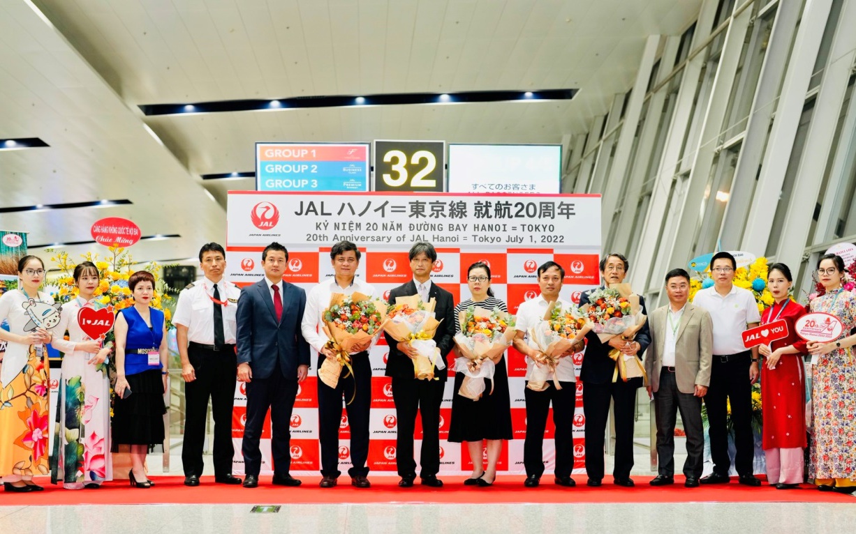 Japan Airlines kỷ niệm 20 năm mở đường bay Hà Nội - Tokyo