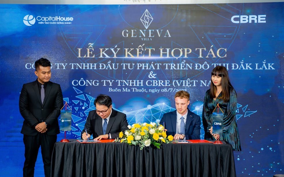 Capital House và CBRE ký kết hợp tác tại dự án EcoCity Premia Buôn Ma Thuột