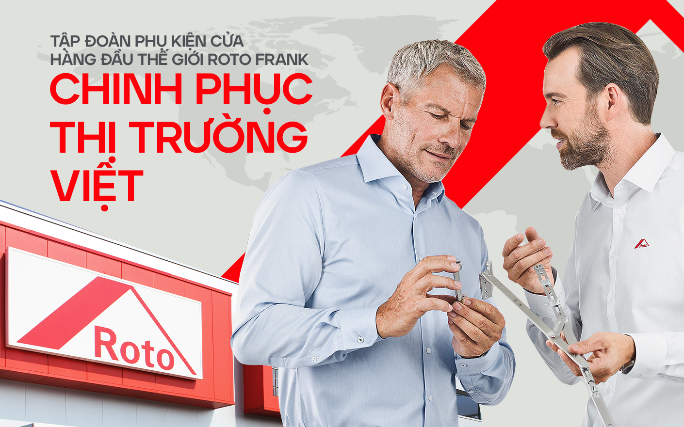 Tập đoàn Phụ kiện cửa hàng đầu thế giới Roto Frank chinh phục thị trường Việt