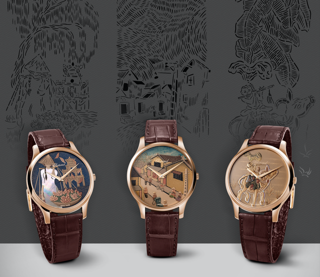 Lần đầu tiên một hãng đồng hồ lâu đời tại Thụy Sĩ giới thiệu 3 phiên bản giới hạn thể hiện những hình ảnh đặc trưng của Việt Nam - Ảnh 1.