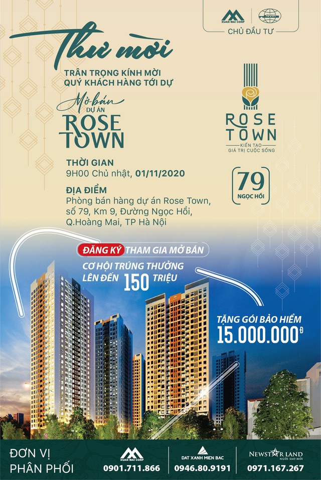 Rose Town mở bán đợt cuối tòa DV2 - Ảnh 2.