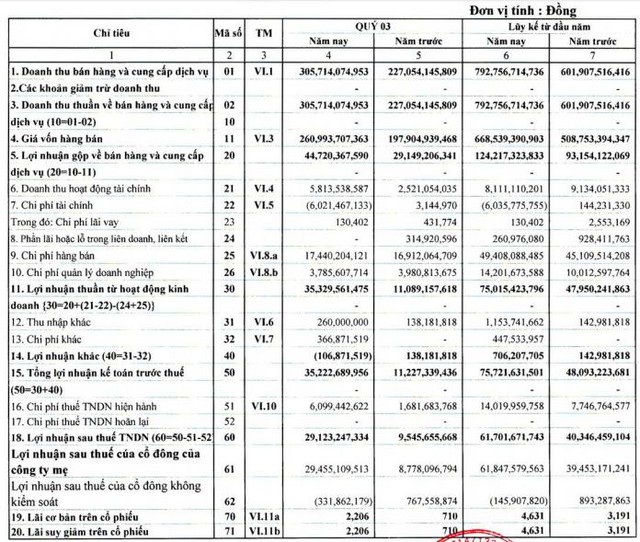 Đại lý Vận tải SAFI (SFI): Quý 3 lãi 29 tỷ đồng cao gấp 3 lần cùng kỳ - Ảnh 1.