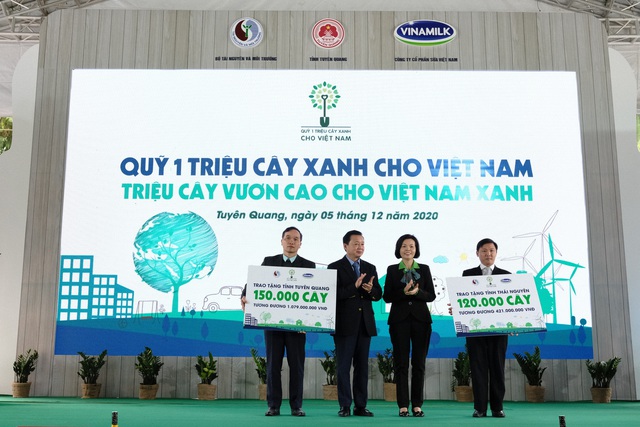 Vinamilk hoàn thành mục tiêu trồng hơn 1,1 triệu cây xanh cho Việt Nam trong năm 2020 - Ảnh 2.