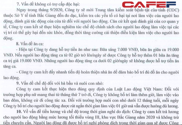 5.000 công nhân đình công: Luxshare ICT, công ty sản xuất tai nghe Airpods cho Apple tại Bắc Giang cam kết giải quyết kiến nghị của người lao động - Ảnh 2.