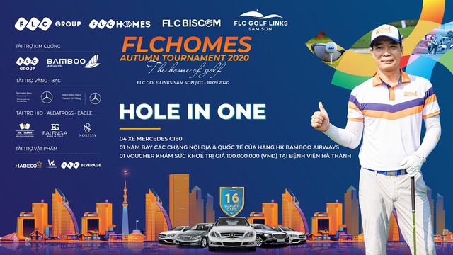 Golfer Việt may mắn ghi hold-in-one 10 tỷ đồng ngay sau lễ khai mạc giải, vẫn còn 12 xe Mercedes đang tìm chủ nhân - Ảnh 1.