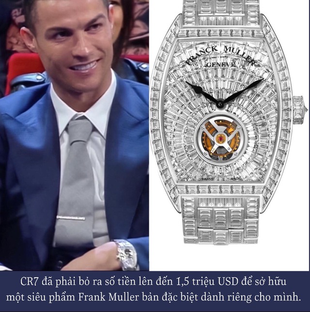 Choáng với BST biệt thự trên cổ tay của CR7: Đeo sương sương 1 tỷ là giản dị nhất với anh, có chiếc dát đầy kim cương - Ảnh 5.