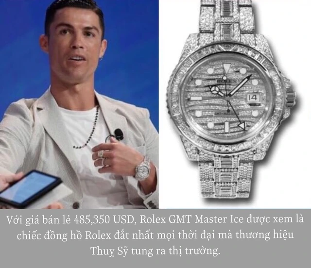 Choáng với BST biệt thự trên cổ tay của CR7: Đeo sương sương 1 tỷ là giản dị nhất với anh, có chiếc dát đầy kim cương - Ảnh 3.