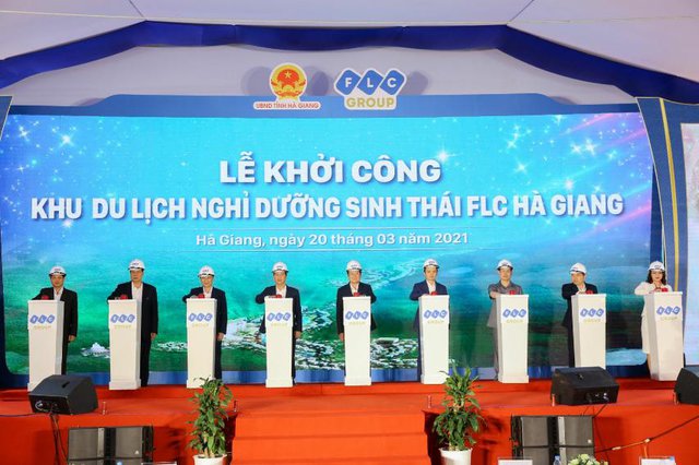 Khởi công Khu du lịch nghỉ dưỡng sinh thái cao cấp FLC Hà Giang - Ảnh 1.