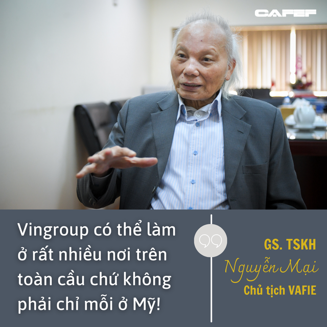 GS Nguyễn Mại chỉ ra cái lý của VinFast khi mở nhà máy xe điện ở Mỹ và chuyện hợp tác với Foxconn - Ảnh 3.