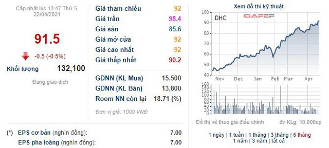 Doanh thu vượt mốc nghìn tỷ, Đông Hải Bến Tre (DHC) lãi tăng 138% trong quý 1 - Ảnh 4.