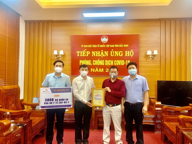 Nhiều doanh nghiệp bất động sản chung tay ủng hộ Bắc Giang, Bắc Ninh chống dịch - Ảnh 1.