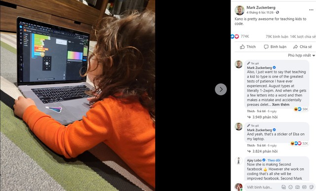 Nhà Mark Zuckerberg dạy con: Cho nghe sách vật lý lượng tử lúc 2 tháng tuổi, học lập trình khi mới lên 3 nhưng vẫn quản nghiêm việc này  - Ảnh 1.