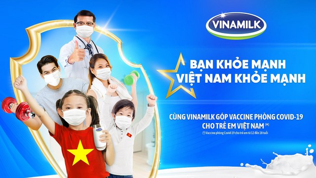 Cùng góp Vaccine phòng Covid-19 cho trẻ em 12 – 18 tuổi qua chiến dịch Bạn khỏe mạnh, Việt Nam khỏe mạnh của Vinamilk - Ảnh 1.