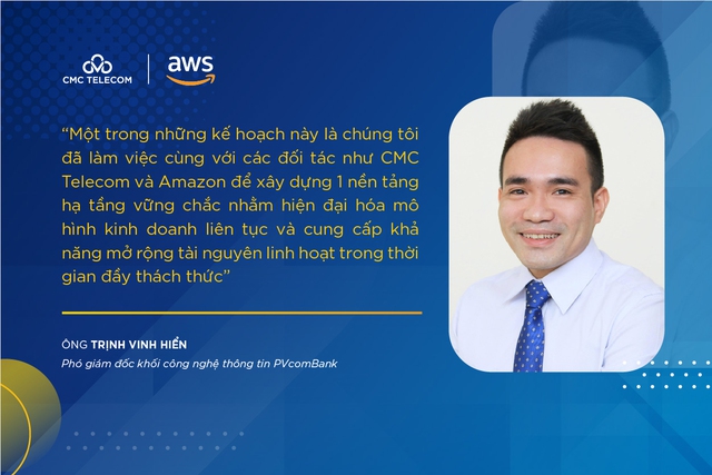 PVcomBank lựa chọn CMC Telecom cung cấp dịch vụ Điện toán đám mây của AWS - Ảnh 2.