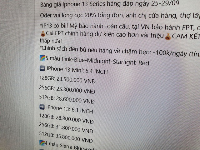 iPhone 13 xách tay loạn giá tại Việt Nam - Ảnh 1.