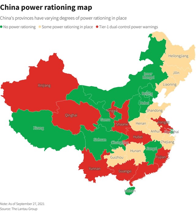 Ngành kim loại Trung Quốc tổn thất nặng vì thiếu điện - Ảnh 1.