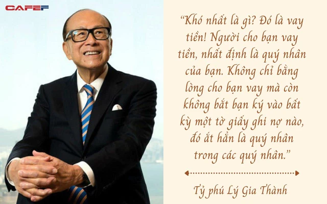 Tỷ phú Lý Gia Thành: Thất tín là sự “phá sản” lớn nhất của đời người! Những người có thể trả tiền đúng hạn mới là người có thể làm được đại sự - Ảnh 3.