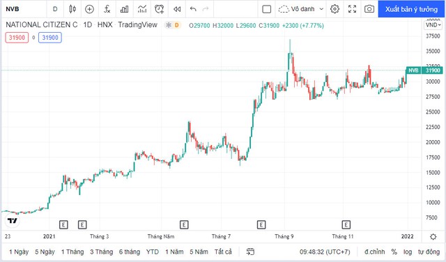 Nhìn lại biến động giá cổ phiếu ngân hàng năm 2021 - Ảnh 2.