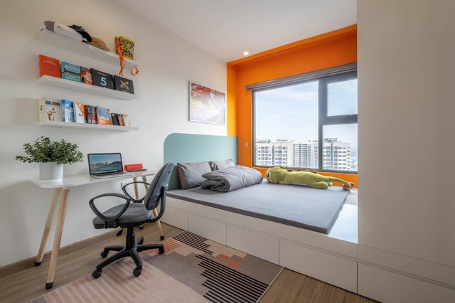 [ Tuổi 30, tôi có 1 căn nhà ] Căn hộ phong cách Color Block hiện đại, trẻ trung của 8x người dân tộc Sán Chay: Chốt mua chỉ sau 3-4 ngày, thiết kế tiết kiệm, gọn gàng vẫn cực ấn tượng - Ảnh 6.