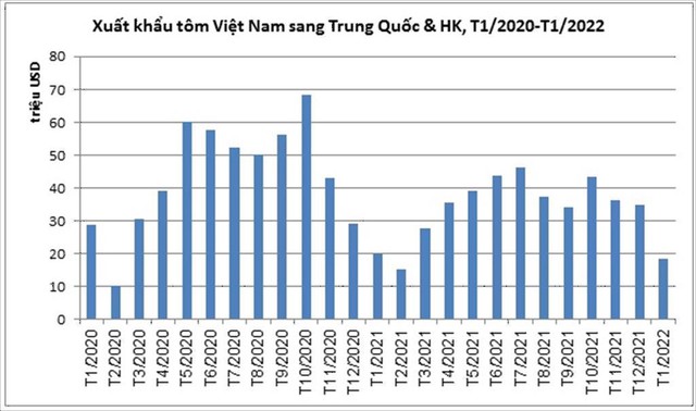 Nhu cầu nhập khẩu tôm của Trung Quốc phục hồi năm 2022 - Ảnh 1.