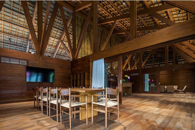 Công trình gỗ đầu tiên của KTS Võ Trọng Nghĩa tại Việt Nam: Các không gian kết nối liên hoàn, hòa quyện với cảnh quan thiên nhiên đậm nét truyền thống - Ảnh 5.