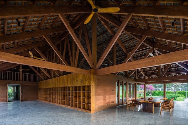 Công trình gỗ đầu tiên của KTS Võ Trọng Nghĩa tại Việt Nam: Các không gian kết nối liên hoàn, hòa quyện với cảnh quan thiên nhiên đậm nét truyền thống - Ảnh 6.