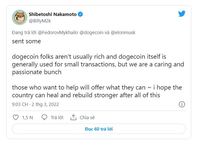 Phó thủ tướng Ukraine: Chúng tôi nhận cả Dogecoin, Elon Musk hãy hành động - Ảnh 2.