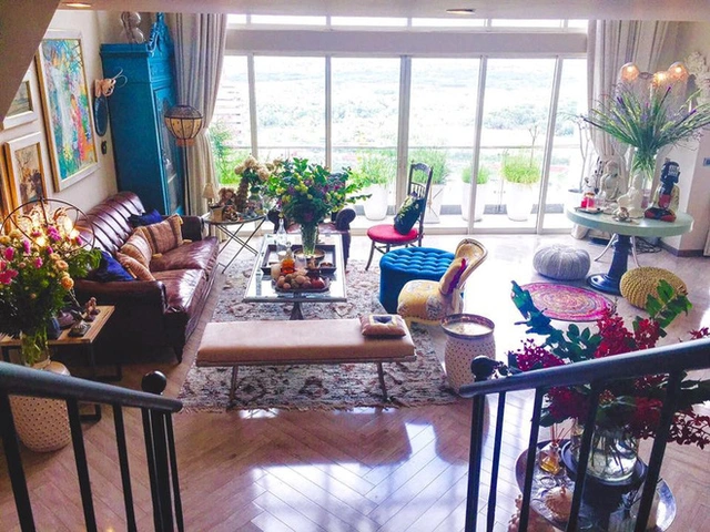 Căn penthouse triệu đô của NTK Lý Quí Khánh: Nội thất đậm chất vintage, đẹp mỹ mãn như một bức tranh - Ảnh 2.