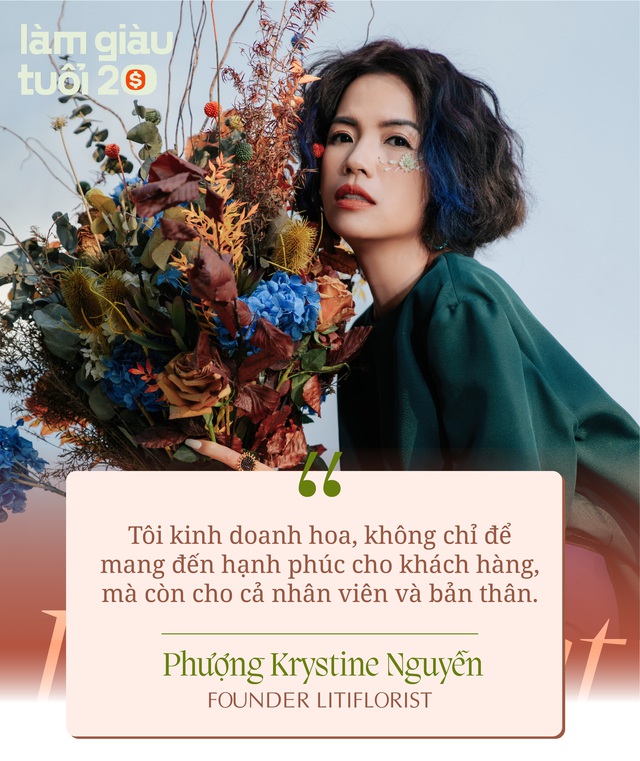 [Tiền đẻ ra tiền] Founder Liti Florist – Phượng Nguyễn: “Người ta bảo, đừng dạy người giàu tiêu tiền và bó hoa 7 số 0 đầu tiên của chúng tôi đến từ yêu cầu của khách hàng” - Ảnh 10.