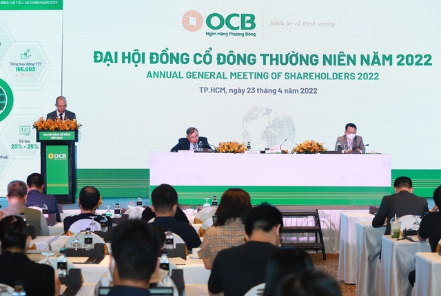 [Live] ĐHCĐ OCB: Sẽ trả cổ phiếu thưởng tỷ lệ 30% trong năm nay, đang thương thảo thu trước 1.500 tỷ đồng nợ của FLC - Ảnh 1.