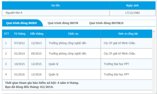 Cách tra cứu đơn giản nhất để người lao động biết công ty có đóng bảo hiểm xã hội cho mình hay không - Ảnh 4. Cách tra cứu đơn giản nhất để người lao động biết công ty có đóng bảo hiểm xã hội cho mình hay không - Ảnh 4.