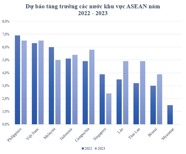 AMRO dự báo tăng trưởng kinh tế Việt Nam năm 2022 đứng thứ bao nhiêu trong khu vực ASEAN? - Ảnh 1.