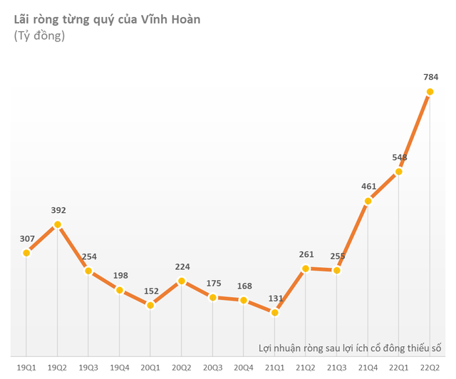 Vĩnh Hoàn: Lỗ hơn 30% khi đầu tư cổ phiếu bất động sản như Đất Xanh, Nam Long, Kinh Bắc, quý II lãi sau thuế 788 tỷ đồng gấp 3 cùng kỳ năm trước - Ảnh 1.