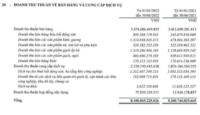 Viglacera (VGC) lãi hơn 1.400 tỷ đồng trong 6 tháng, vượt kế hoạch lợi nhuận cả năm - Ảnh 1.