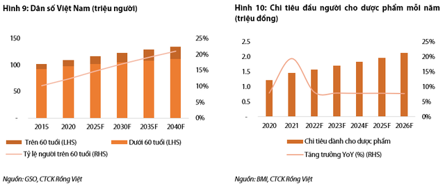 Chuỗi nhà thuốc Long Châu, Pharmacity,... giúp doanh nghiệp dược phẩm đẩy mạnh doanh thu, xu hướng già hoá dân số là thuận lợi với ngành dược trong dài hạn - Ảnh 5.